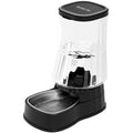 Gardner Pet Automatic Gravity Water Dispenser for Dogs, 1.6Gallon Large Dog Water Bowl Dispenser with Stainless Steel, 100% BPA-Free Pet Water Fountain with Filter for Dogs, Cats, Puppies(Black)