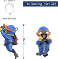 onesimcr Floating Fish Tank Decorations, Aquarium Decorations, Lovely Diver Fish Tank Decorations, Floating Device Fish 