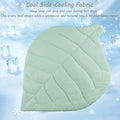 Nimorio Cat Cooling Mat Cat Leaf Bed Mat Comfortable Soft Fabric Breathable Cozy for All Seasons 26.5"x20.5" Ideal for Cats Small Pets