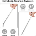 Fri4Free 2PCS 10.6" Stainless Steel Aquarium & Reptile Feeding Tweezers