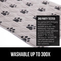 GORILLA GRIP Washable Puppy Pads, Slip Resistant Dog Crate Mat, 34x21