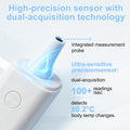 Digital Ear Pet Thermometer for Dogs and Cats, 1 Second Non-Contact, Rechargeable, LED Display, Fever Detection, Accurat