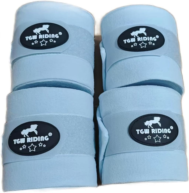 Horse Polo Leg Wraps, Horse Leg Wraps, Horse Fleece Bandages,4-Pack