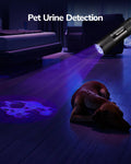 morpilot Mini UV Blacklight Flashlight, 395nm 9 LED Pet Urine Detector