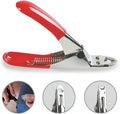 WeinaBingo Dog Cat Pets Nail Clippers, Professional Pets Claw Trimmer with Free Nail File, Sharp Stainless Steel Blade, Sturdy Non Slip Handles - for Safe, Professional at Home Grooming
