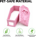 Westant Gothic Coffin Reptile & Amphibian Habitat Hideouts (Pink, L)
