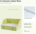 Parrot Bathtub, Large Bird Shower Fountain, Automatic Bird Bath, Parrot Bath Shower, Automatic Bathtub with Circulating Faucet, Indoor Fountain with USB Pump, G