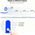 RFPP Automatic Dog Ball Launcher, Dog Ball Throw Launcher, 3 Adjustable Distance 20-45FT, with 6 2.3-inch ETPU Balls, for Small/Medium Dogs, Indoor and Outdoor Interactive Toys