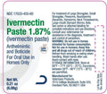 Horse Ivermectin Paste 1.87% – Apple Flavored Oral Horse Dewormer Syringe – 6.08g Tube Treats Horses Up to 1250 lbs (3-P