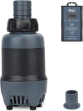 hygger 24V DC Aquarium Water Pump, 396GPH 20W 6.6FT Submersible Pump With Controller, Water Fountain Pump with 2 Nozzles