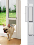 Small Dog Door for Sliding Glass Door Insert, Dogs Up to 30 lbs
