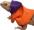 Lizard Clothes for Bearded Dragons Reptile Apparel Handmade Cotton Material Hoodies Gift for Lizard Small Animal Gecko C