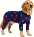 Spark Paws Dog Pajamas - Stretch Onesie Recovery Full Leg Surgery Suit PJS