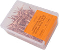 250Pcs Horseshoe Nails Copper Plated Rustproof Equestrian Riding Equipment Pet Supplies (51mm E5)
