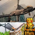 Bearded Dragon Hammock Reptile Hammock for Axolotl,Geckos,Lizards,Breathable Mesh Bearded Dragon Tank Accessories for Sn
