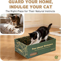 6 Pack Cat Scratch Pad with Nested Boxes, Space-Saving Cat Scratcher Set