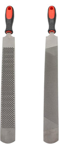 14 Inch Hoof Rasp, Horseshoe File with Rubber Handle, Carbon Steel Farrier File Tool, Suitable for Horse/Goat/Cow/Donkey