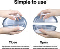 lazYYzal Hamster Bathtub,Hamster Bathroom,Small Animal Habitat Décor,Sand Bath Container Transparent Beds,Hamster Bed,Ic