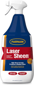 Farnam Laser Sheen Dazzling Shine and Detangler for Horses, 32 oz Spray