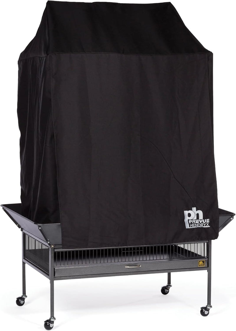 Prevue Pet Products Large Playtop Bird Cage Cover - Black, Size Large