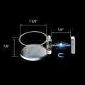2 Pack Jumping Spider Feeding Dish, Acrylic Tarantula Water Dish Food Bowl