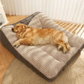 MRFLUFFYFRIEND™ Calming Dog Cushion Bed – Orthopedic Plush Dog Pillow for Small, Medium & Large Dogs, Washable Soft Dog 