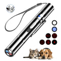 Rumcut Laser Pointer Cat Toys, Cat Laser Pointer Toy with Three Light Modes, Five Adjustable Patterns,USB Portable Charging, Interactive cat Toy Multifunctional and Portable