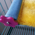 Litewoo Bird Nest Bed Hammock Hanging Parrot House Perch Stand for Cage