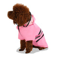 Wizland Reflective Dog Raincoat Dog Rain Jacket with Hood Lightweight Waterproof Rain Coat for Puppies (Pink S)