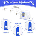 DRK INNOTECK Dog Ball Launcher - Automatic Ball Thrower for Dogs, 3 Adjustable Distance Settings Dog Ball Thrower, Indoor Outdoor Interactive Fetch Machine Dog Toys for Small/Medium Sized Dog