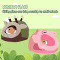 LEFTSTARER Guinea Pig Rat Bed and Hideout for Ferret Hedgehog Sleep and Hide, Hamster Small Pet Animals Supplies Toy Cag