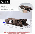Fish Tank Decorations - Large Aquarium Decorations Air Bubbler Tree Fish House for Betta Hideout Caves Buddha Decor Temp