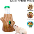 Ceramic Hamster Water Bottle 125ml with Stand，Small Animal Waterer