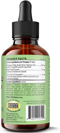 Wonder Paws Milk Thistle, Liver Support for Dogs, Supports Kidney Function for Pets, Detox, Hepatic Support, with Wild Alaskan Salmon Oil & Curcumin, Omega 3 EPA & DHA (2 Oz)