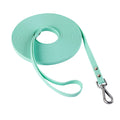 AUMAILI Dog Training Long Leash Waterproof Long Line Heavy Duty Outdoor Recall Lead 10ft 15ft 20ft 30ft 50ft for Small Medium Large Dog (Mint Green, 10FT)