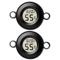 2PCS Magnetic Jumping Spider Enclosure Temperature and Humidity Monitor Digital Thermometer and Humidity Gauge for Repti