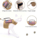 Cat Harness and Leash Set for Walking Escape Proof, Khaki, X-Large