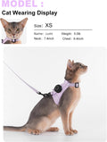 Solmoony Cat Harness & Leash Set, Vest Harness for Small & Medium Cats