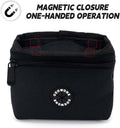 COOWONE Dog Treat Pouch with Pet Training Clicker, Detachable Dog Puppy Training Treat Bag, 900D Oxford Cloth Magnetic Closure Small Dog Poop Bag Holder for Travel or Outdoor Use