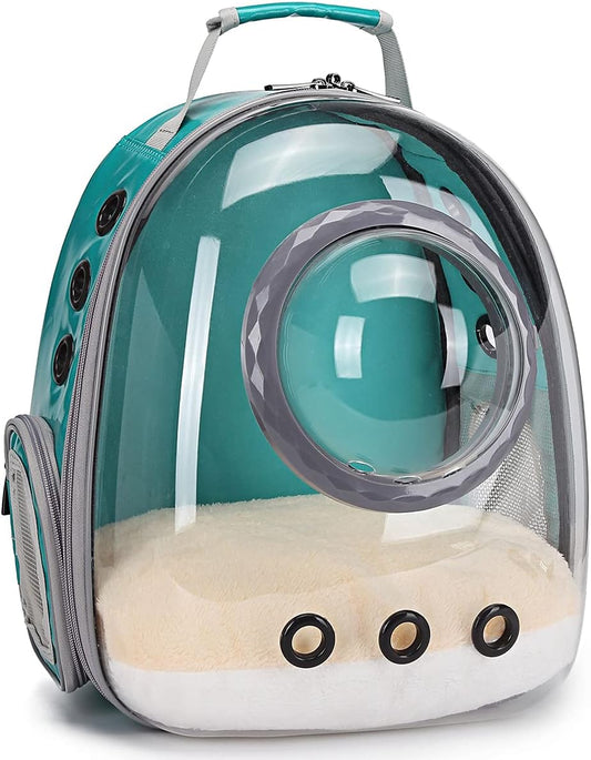 Bubble Cat Carrier Backpack Transparent Pet Carrier Backpack for Small Puppy and Bunny