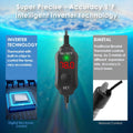 25W Compact Adjustable Aquarium Heater with Dry-Run & Overheat Protection