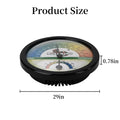 Reptile Terrarium Thermometer Hygrometer Dual Gauges 2-in-1 for Reptile Tank Snake Tank Bearded Dragon Tank Accessories 