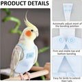 SUPERFINDINGS Snap-Closure Parrot Diaper with Leash 1Pc 5.04x2.95 Inch/128x75 mm Washable Bird Flight Suit 8.5 mmThick 2