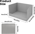 YAYODS Dog Litter Box Indoor with Wall, 32"x22"x16"Large Dog Pee Pad Holder