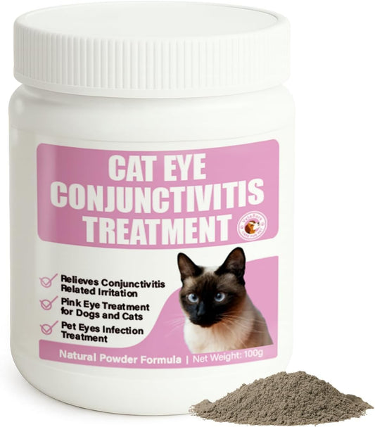 Cat Eye Conjunctivitis Eye Treatment for Cats, Dogs, Livestock and Horses, Pink Eye Solution Safe and Soothing Cat Dog E
