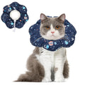 ComSaf Cat Cone Collar Soft, Protective Adjustable Cat Cones to Stop Licking After Surgery, Comfortable Lightweight Elizabethan Collar for Kitten Prevent from Licking Wounds, Not Block Vision