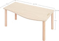 Niteangel Hamster Play Wooden Platform: Wave - 15.7" L x 9" W - 7" H