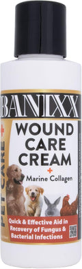 BANIXX Wound Care Cream w/Marine Collagen 4oz