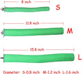 Bird Perch Rough-surfaced Nature Wood Stand Toy Branch for Parrots (Straight Perch, L)