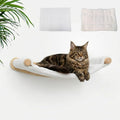 Sgobeum Heavy Duty Wooden Wall Mounted Cat Hammock - 21 * 18 in for Extra Large Indoor Cats 30 Lbs